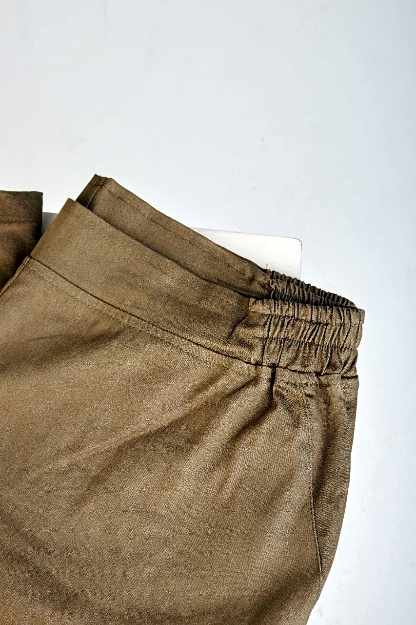 بنطلون جبردين شارلستون على ضيق زيتى - الصورة 4